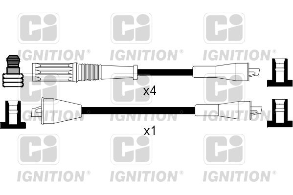 QUINTON HAZELL Комплект проводов зажигания XC992